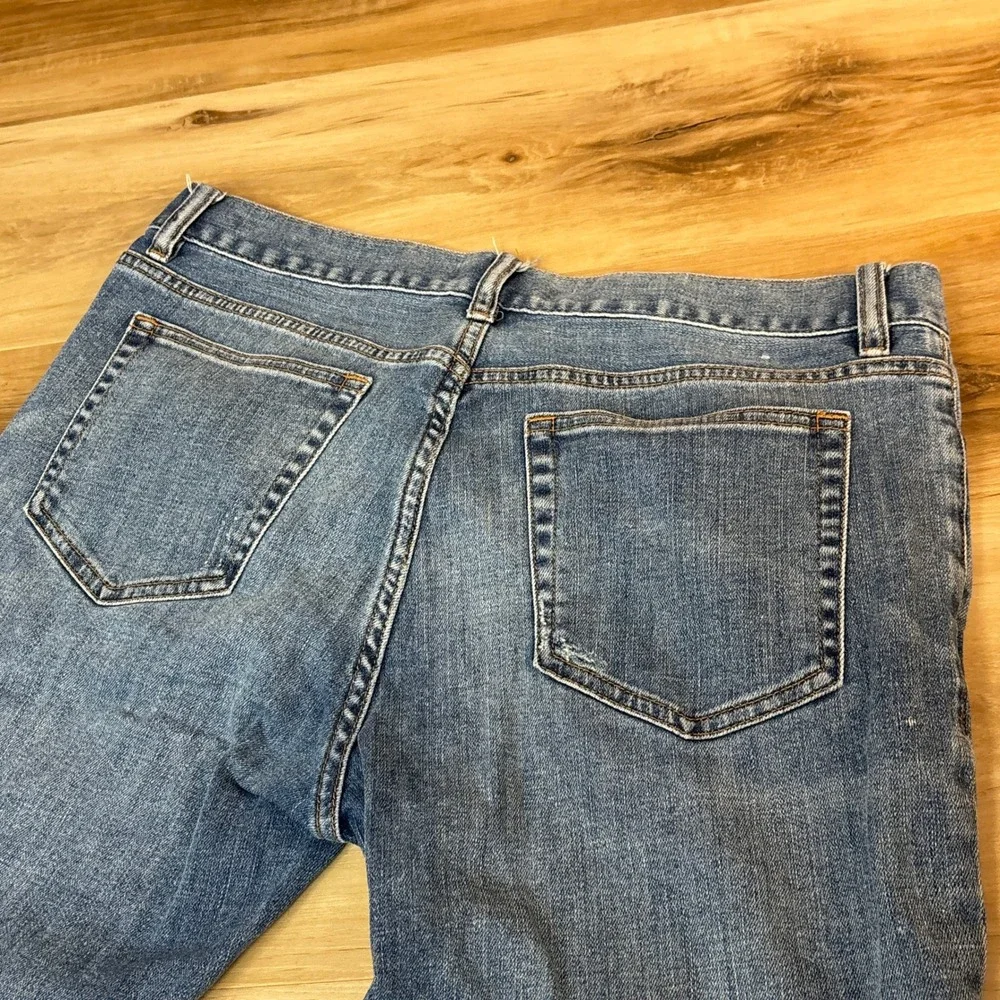 J‎ Crew Jeans Mens 33 x 32 Medium Wash Mercantile Flex Slim Fit